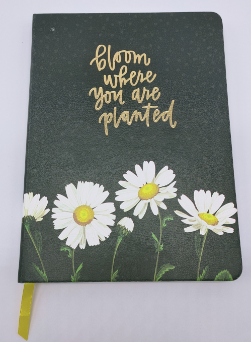 Bloom Where Planted Daisy Journal