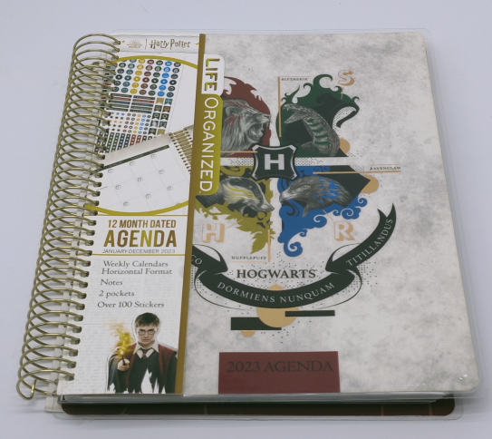 Vintage Hogwarts Crest Planner