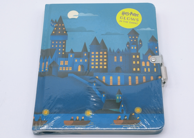 Harry Potter: Hogwarts Castle at Night Lock & Key Diary [Glow in the Dark]