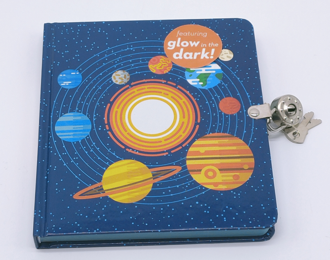 Solar System Glow in the Dark Diary