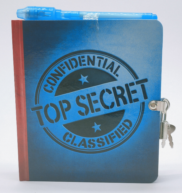 TOP SECRET INVISIBLE INK DIARY