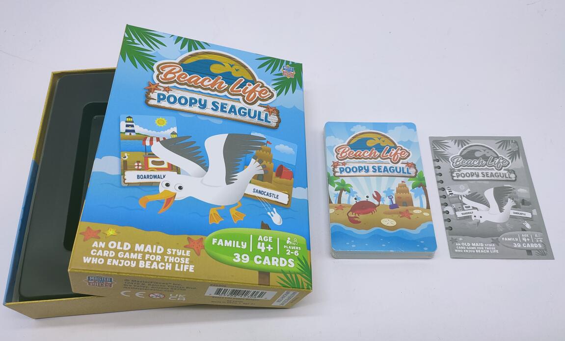 Beach Life Poopy Seagull Card Game