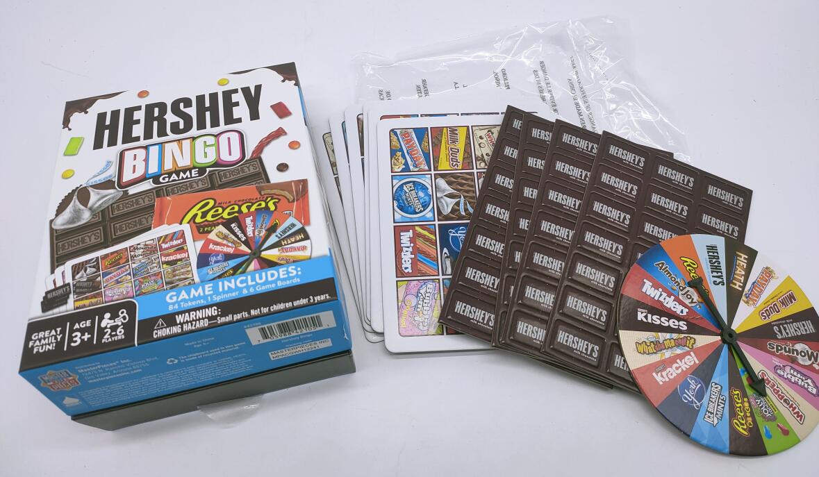 HERSHEY BINGO GAME