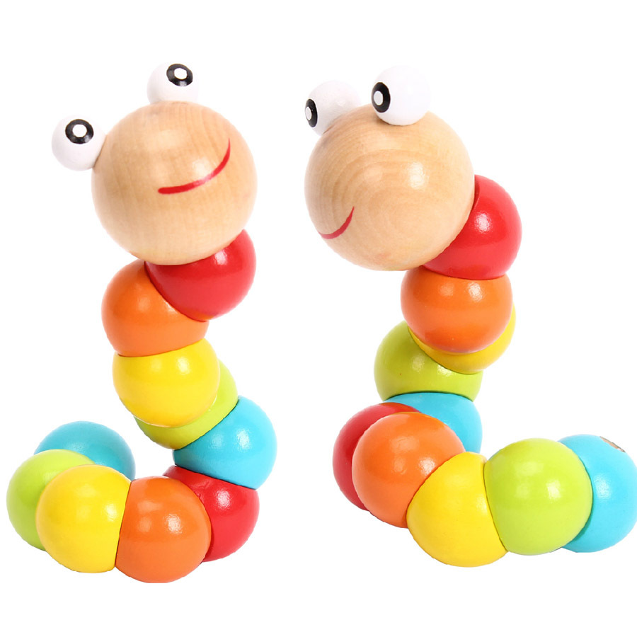 Wooden Toy Caterpillar