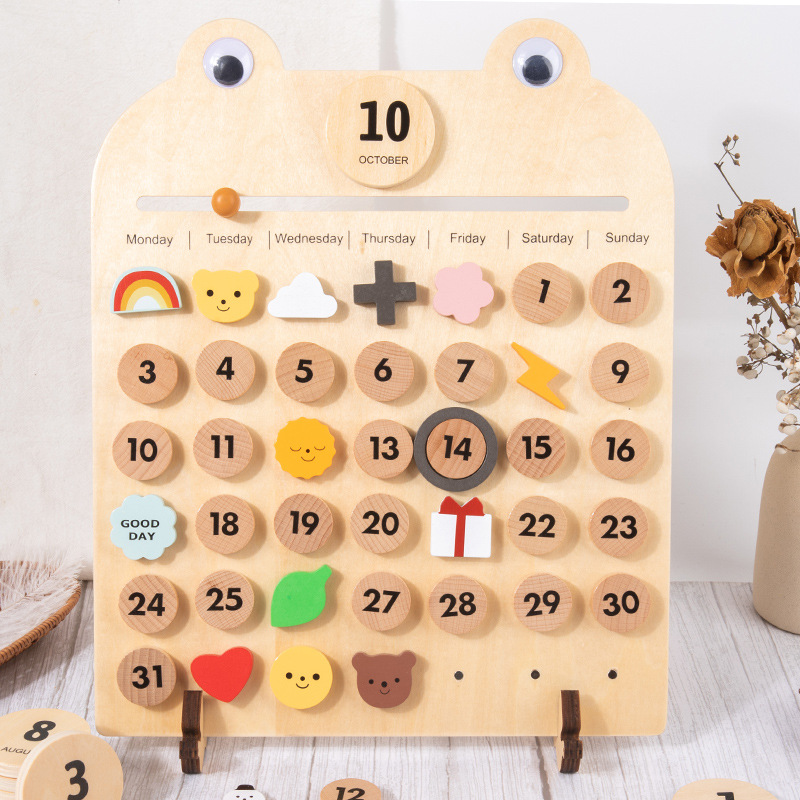 Wooden Toy Calendar