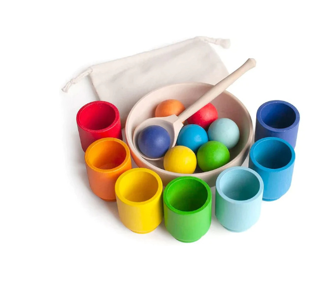  Color Classified Toy-Cups and Balls