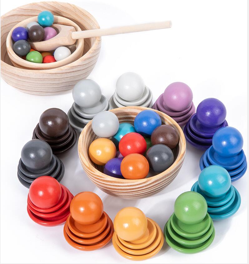 Color Classified Toy-Dishes and Balls