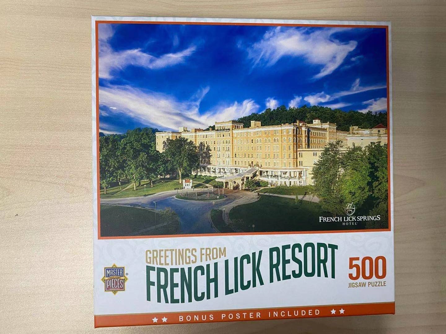 Greetings From French Lick Resort 500 Jigsaw Puzzle