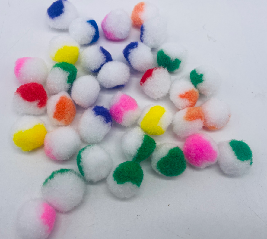 Craft Tinsel Pom Poms