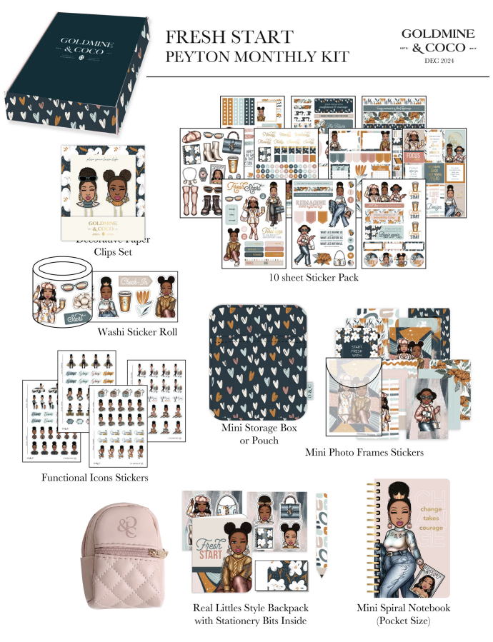FRESH START PEYTON MONTHLY KIT